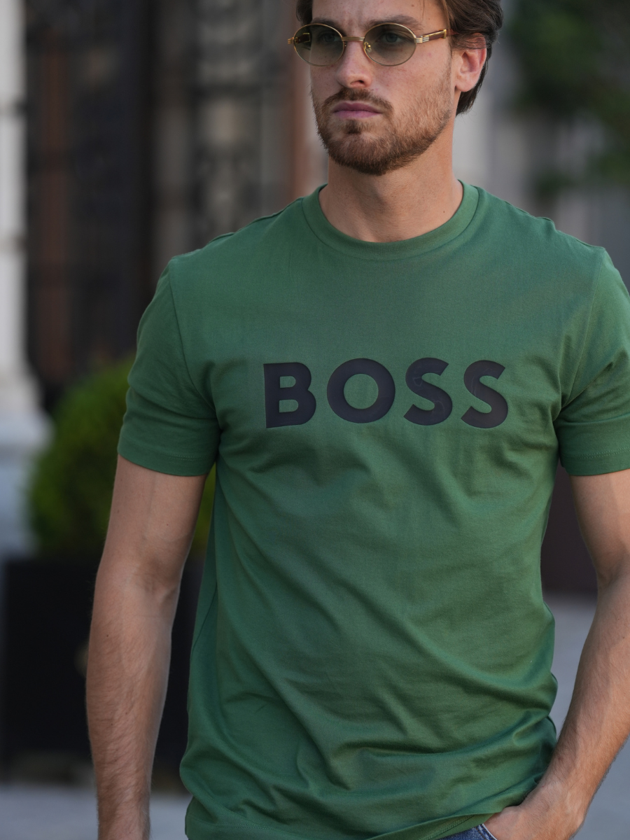 T-SHIRT JERSEY LOGO BOSS