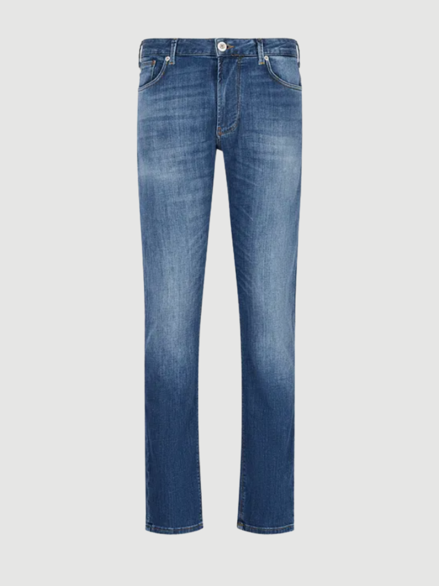 Jeans slim fit confortável Emporio Armani