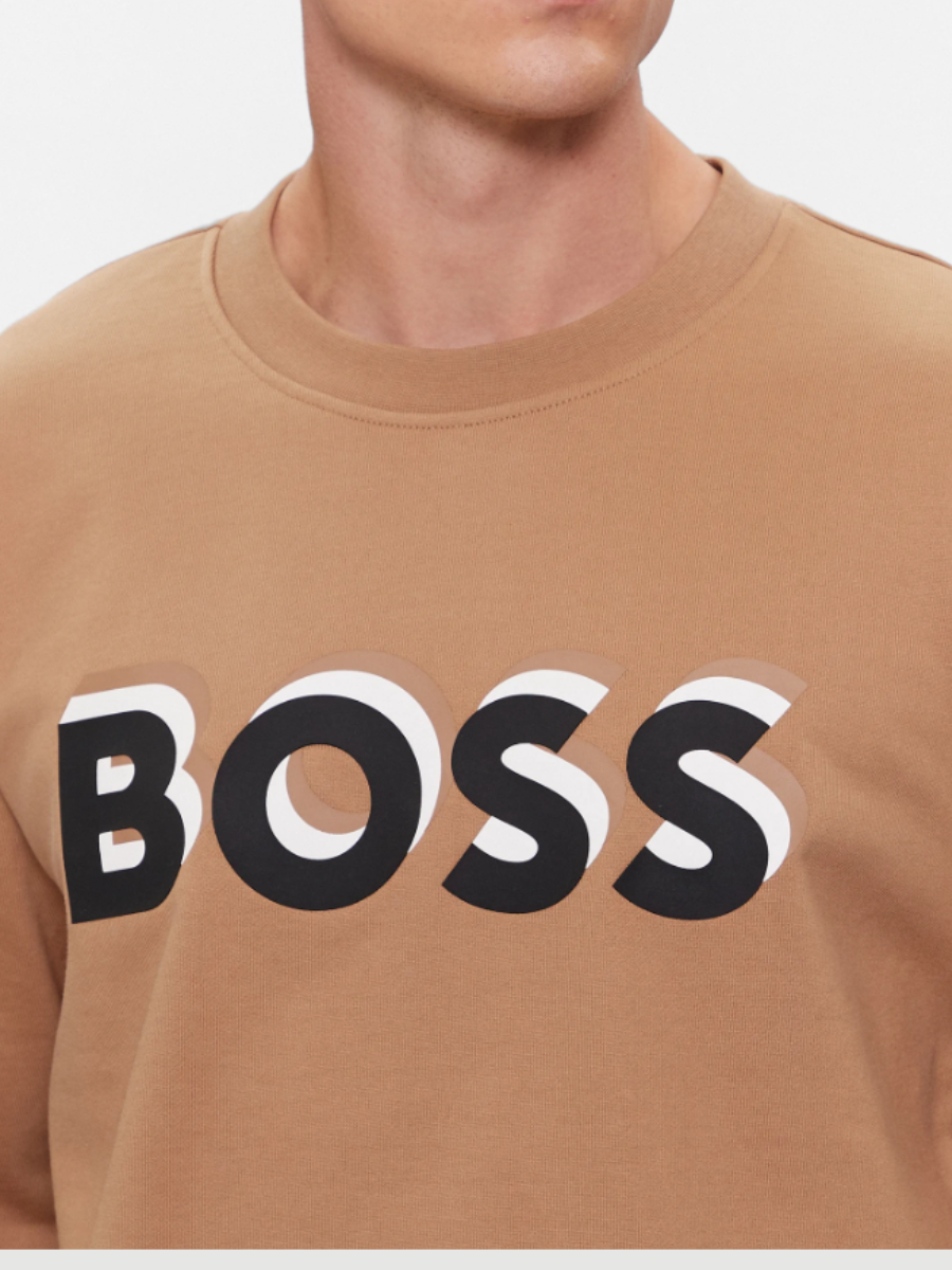 Sweater Logo Print BOSS