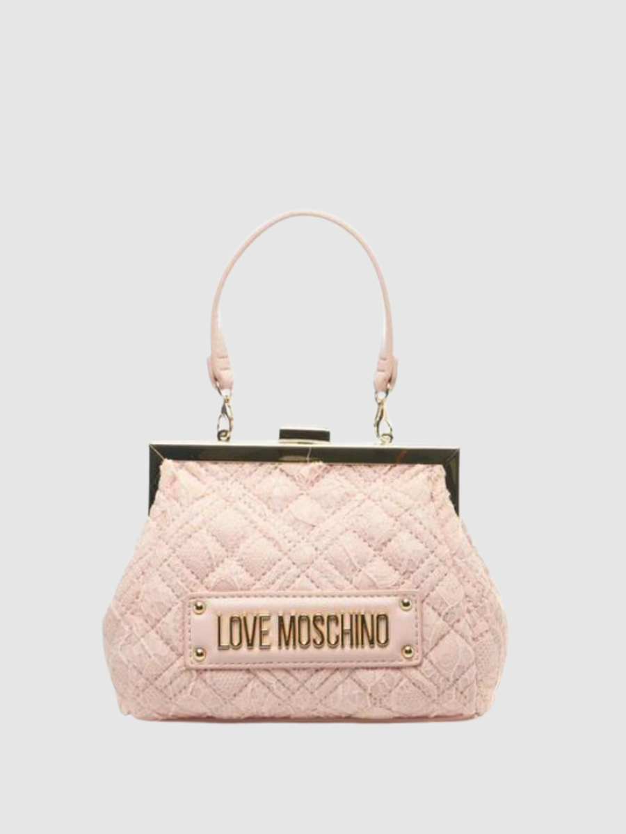 Clutch renda Love Moschino