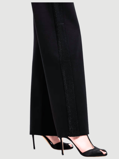 Calças com de micro tachas Emporio Armani