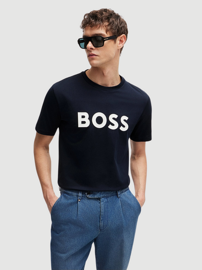 T-SHIRT JERSEY LOGO BOSS