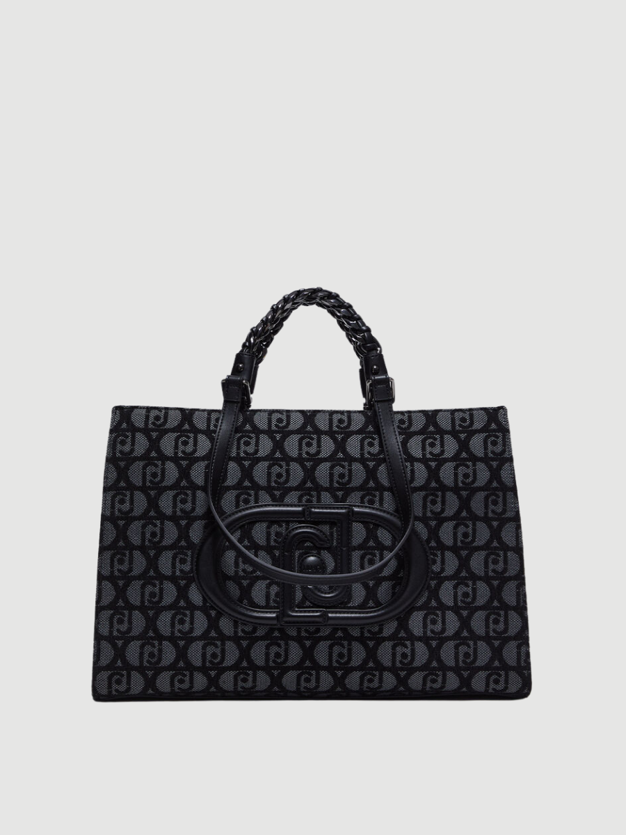 Jacquard shopping bag