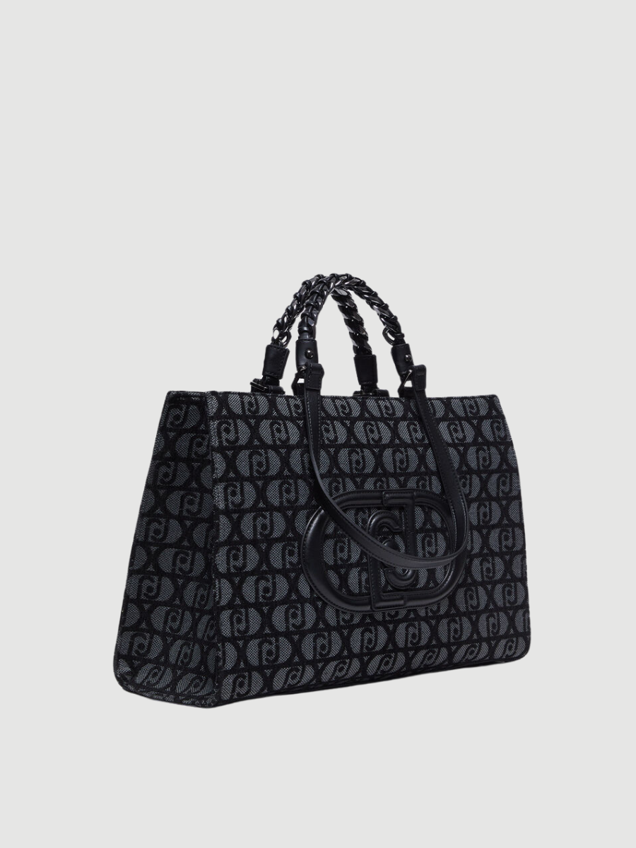 Jacquard shopping bag