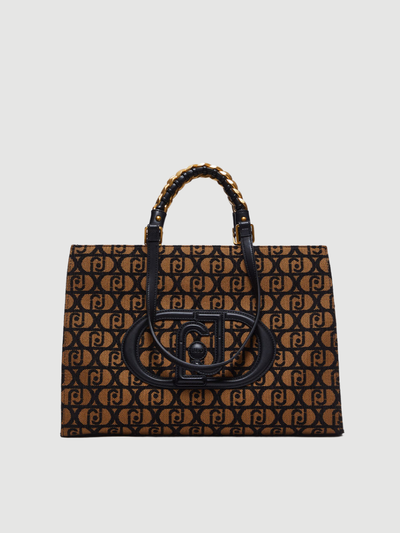 Jacquard shopping bag