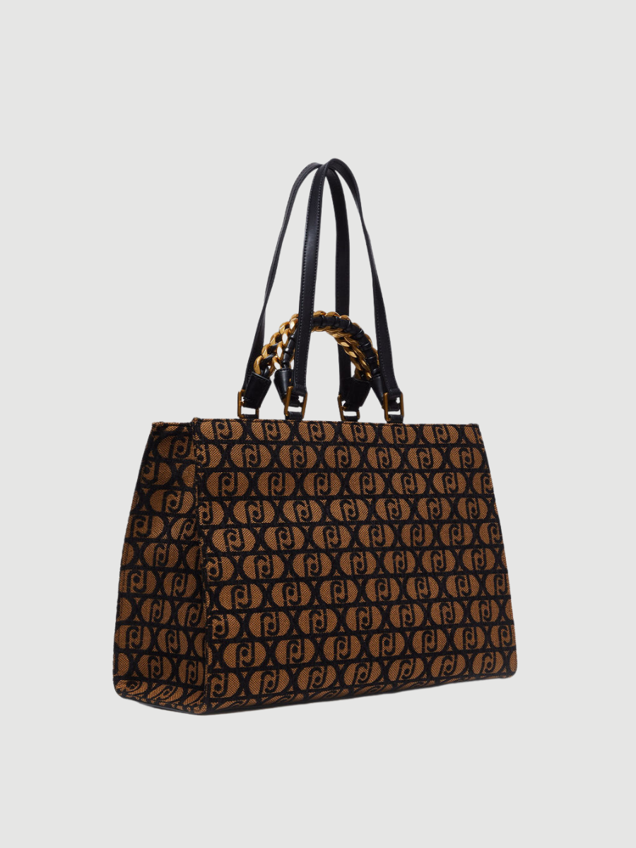 Jacquard shopping bag