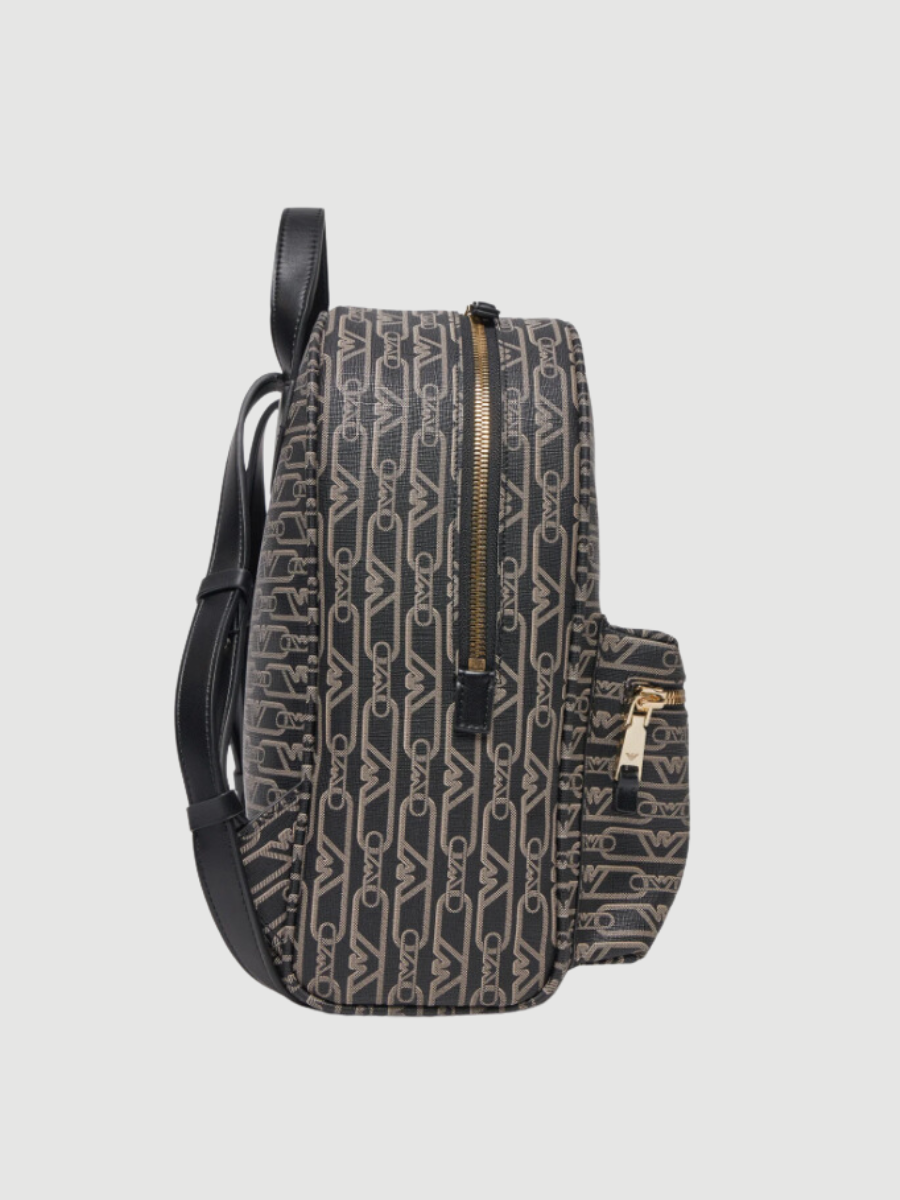 Mochila com mograma Emporio Armani