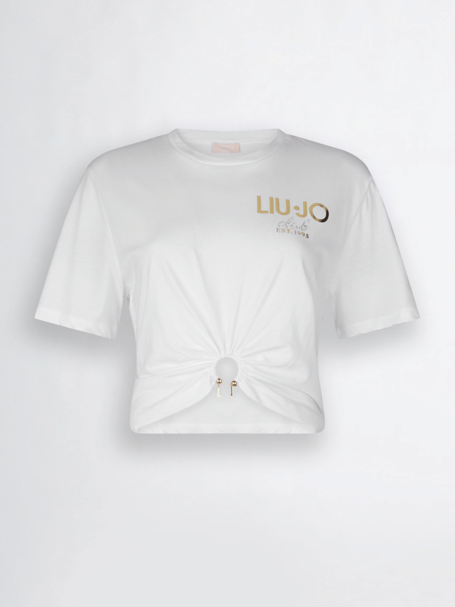 T-shirt com aplique LIUJO