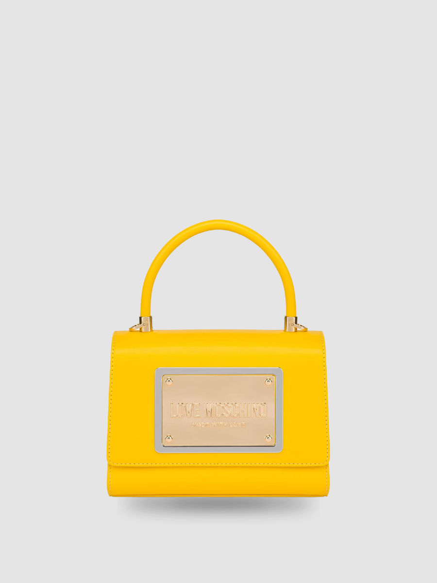 CALFSKIN HANDBAG LOVE MOSCHINO