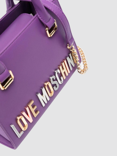 logo-lettering tote bag love moschino