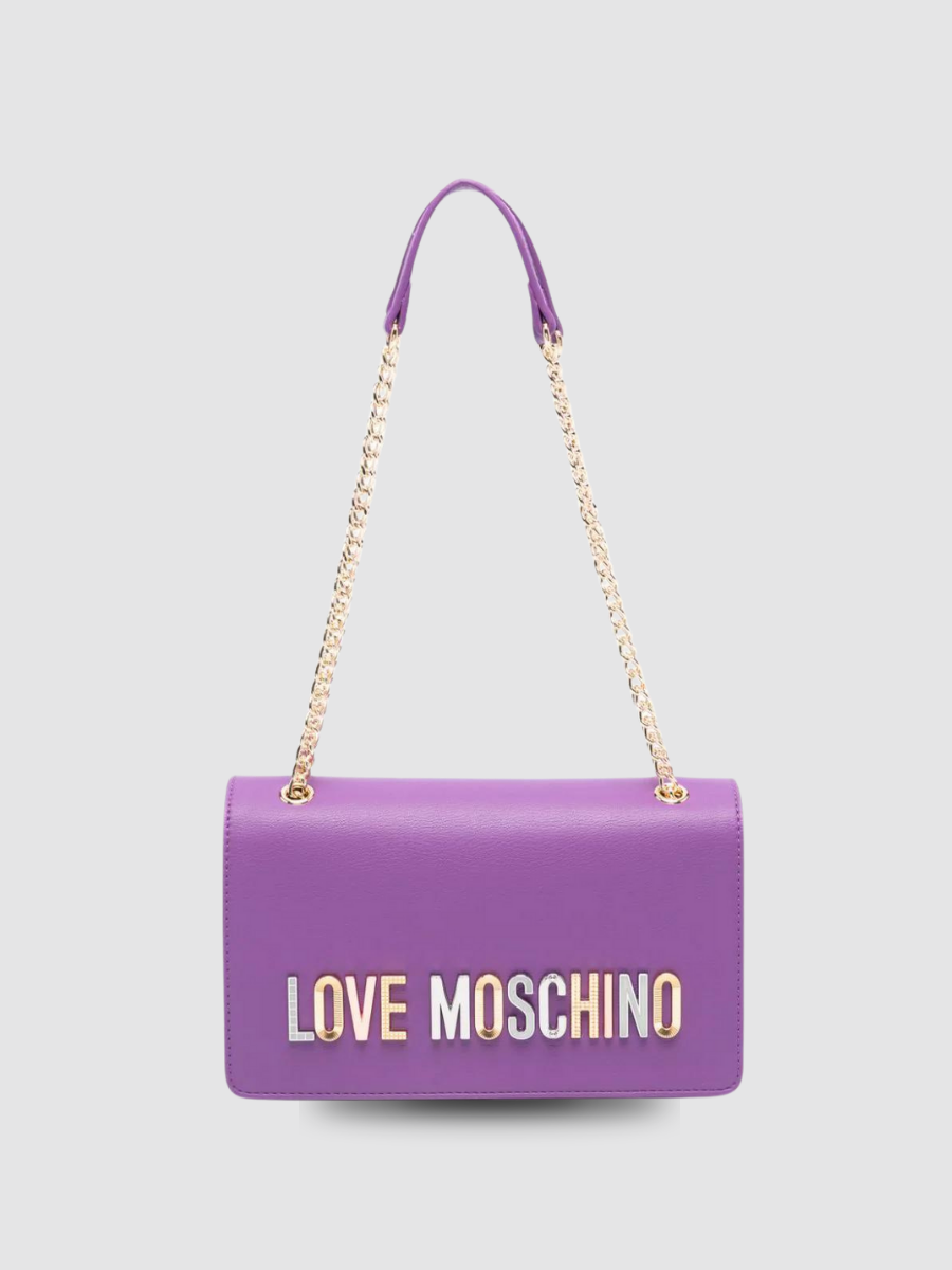 logo-lettering cross body bag love moschino