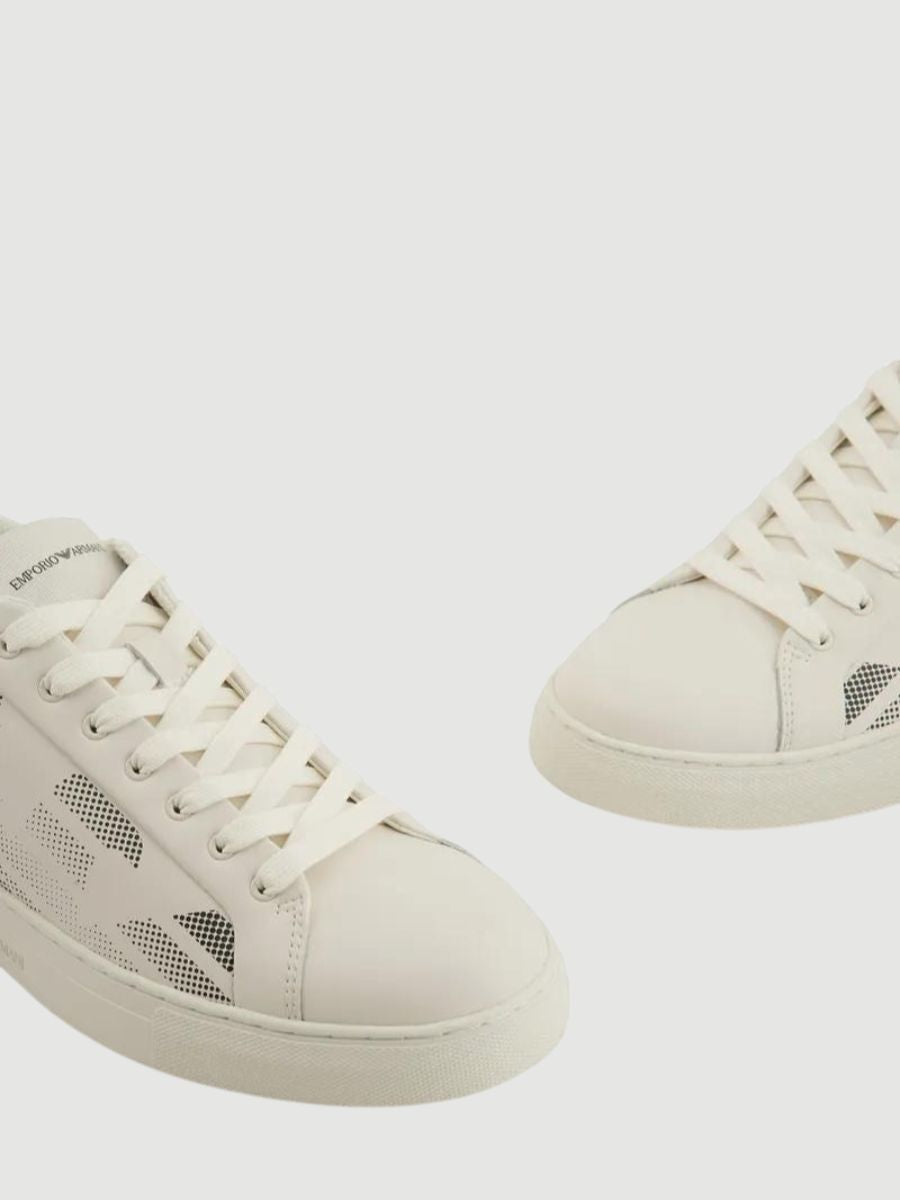 ASV regenerated-leather sneakers with gradient eagle