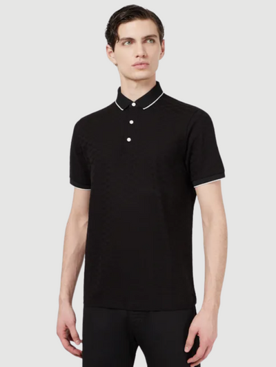 Polo Águia Jaquard Emporio Armani